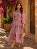 Rose Turque Midaxi Dress