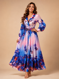 Cerulean Couler Maxi Dress