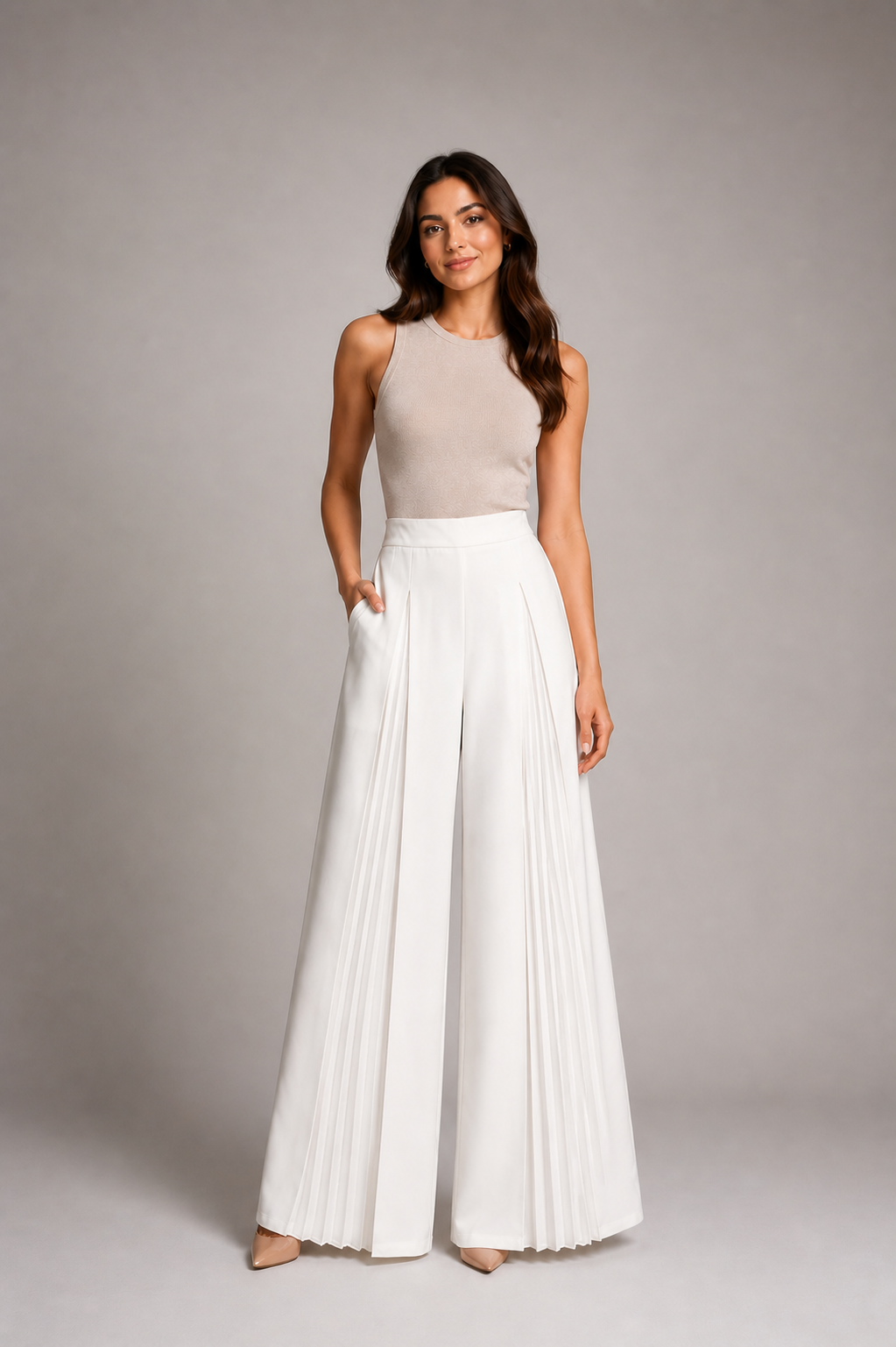 Blanc Flare Pants