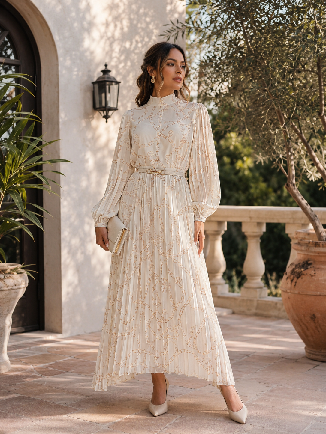 Blanc Taupe Maxi Set