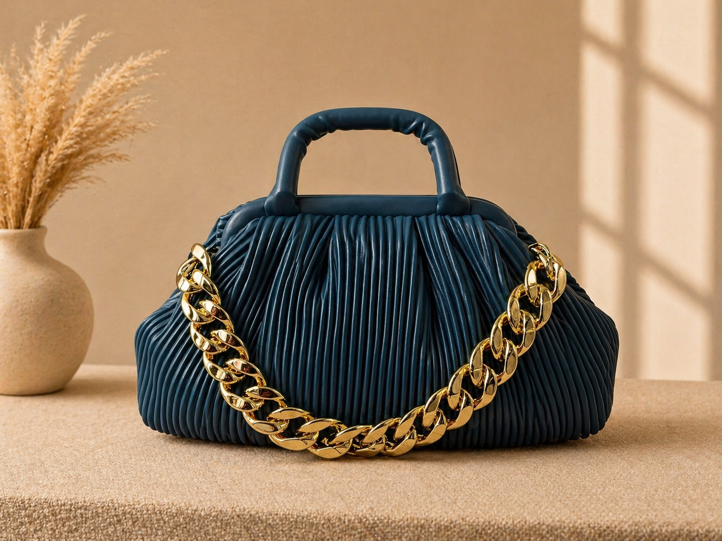 Azure Chaîne Purse