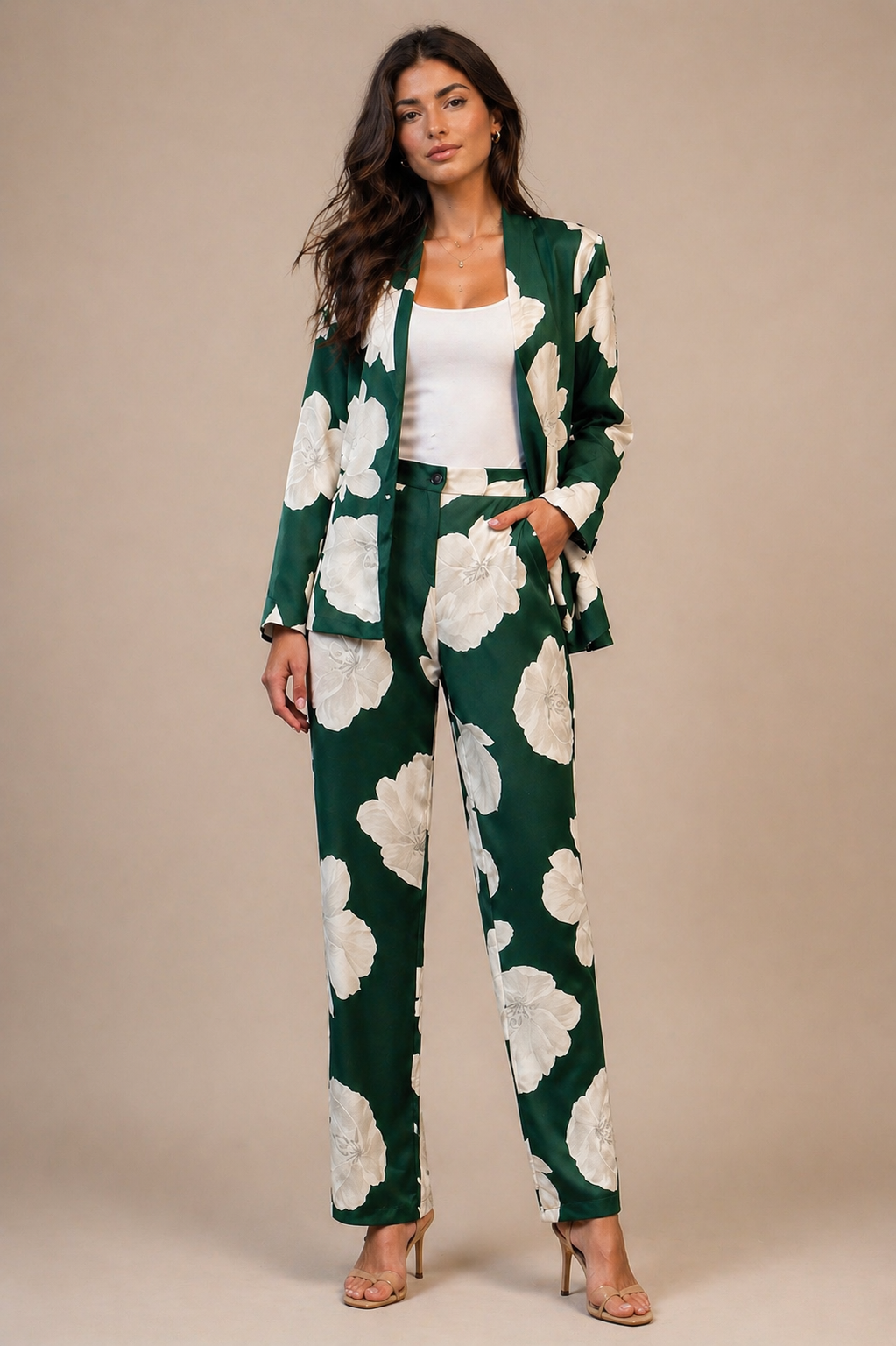 Viridian Cloud Vest & Trouser Set