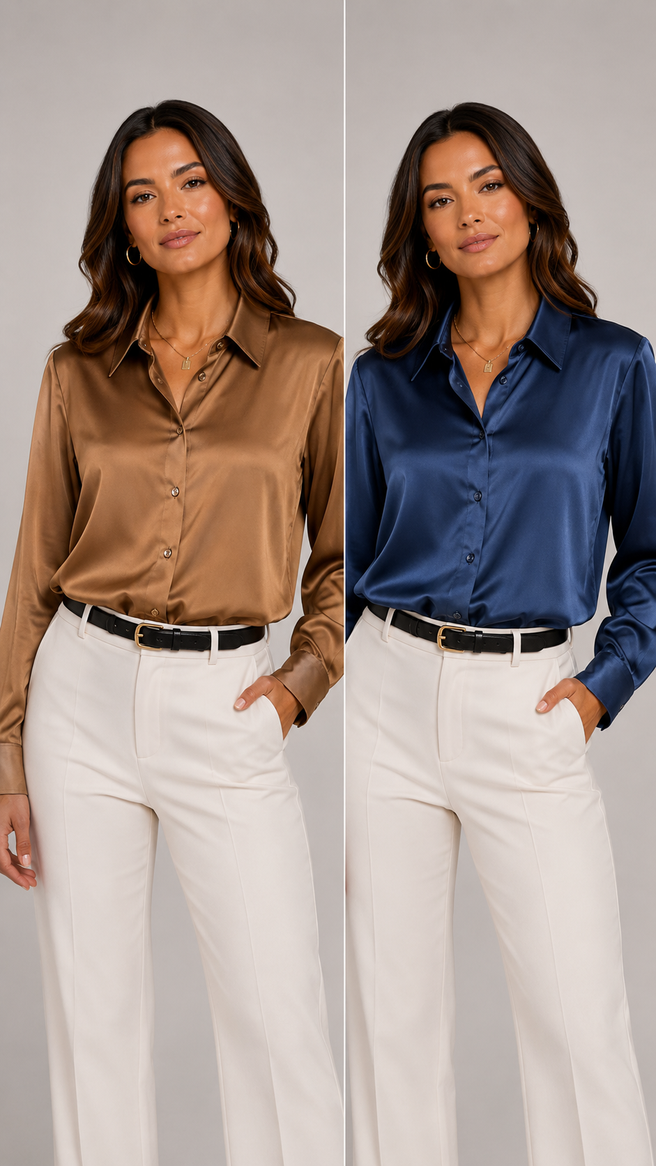 Satin Dress Blouse