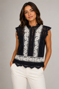 Corser Blanc Noir Blouse