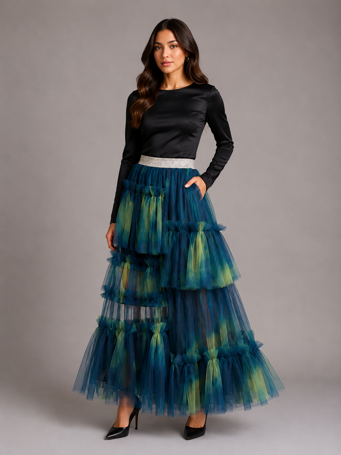 Aurore Éclater Maxi Skirt
