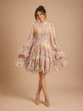Paisly Fleur Tea Dress