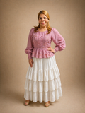 L'or Rose Flare Blouse