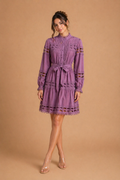 Violet Lace Tea Dress