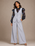 Pâle Cerulean Pant & Vest Set