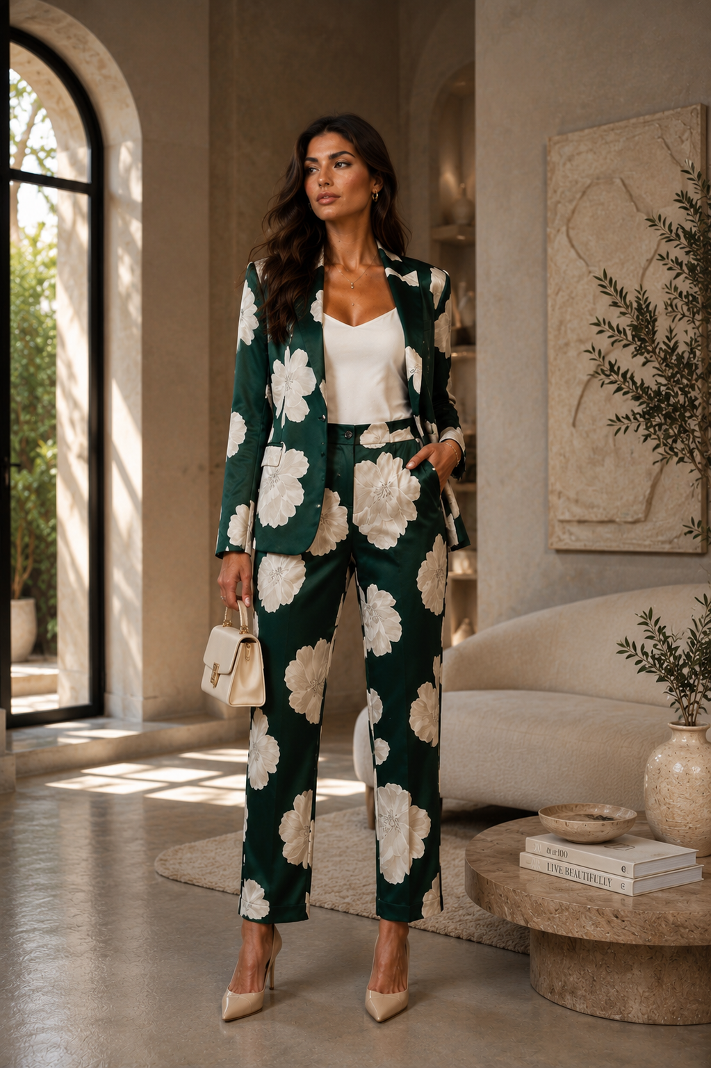 Viridian Cloud Vest & Trouser Set