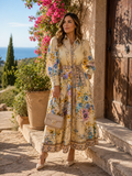 Jaune Fleur Maxi Dress