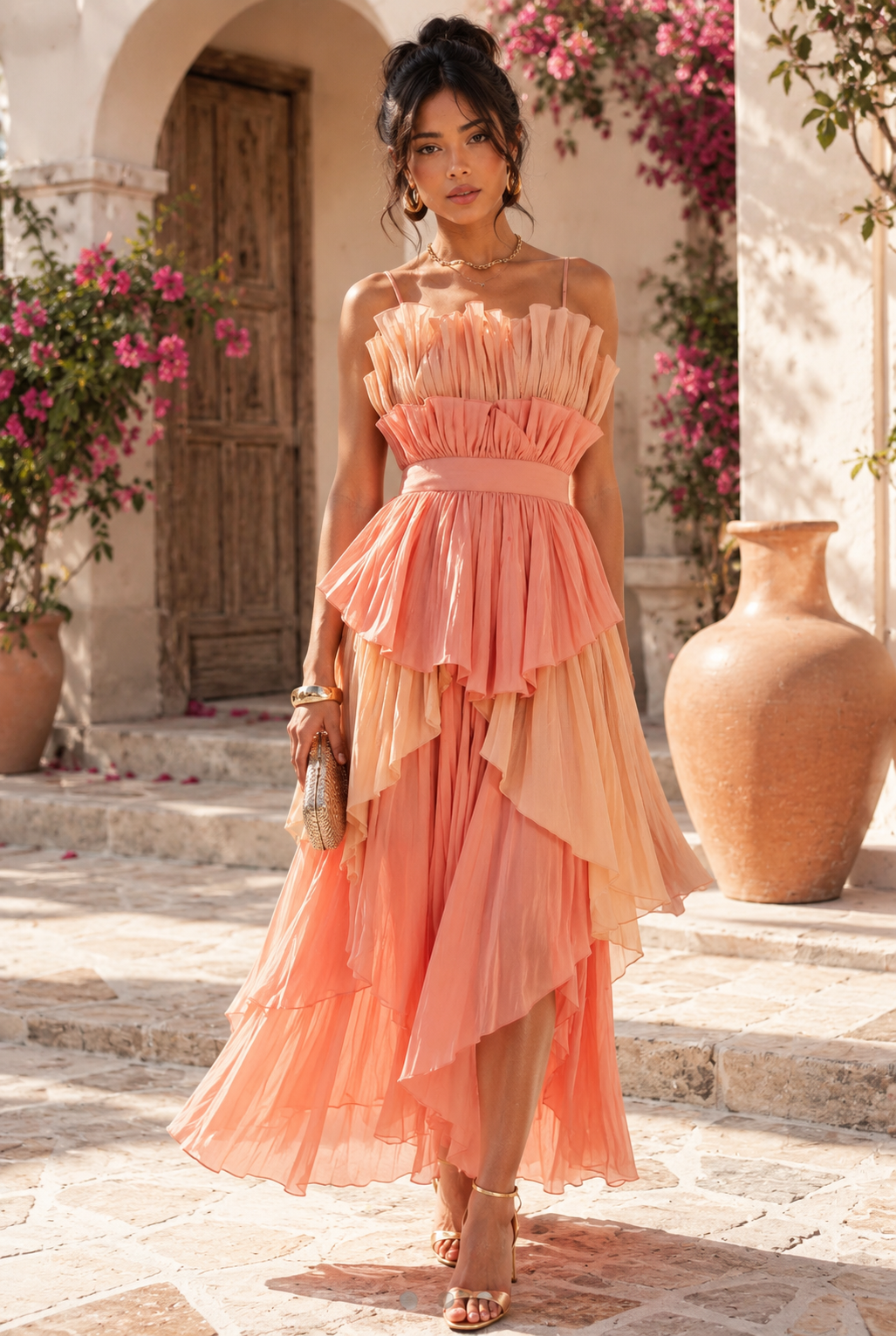 Rosé Maxi Dress