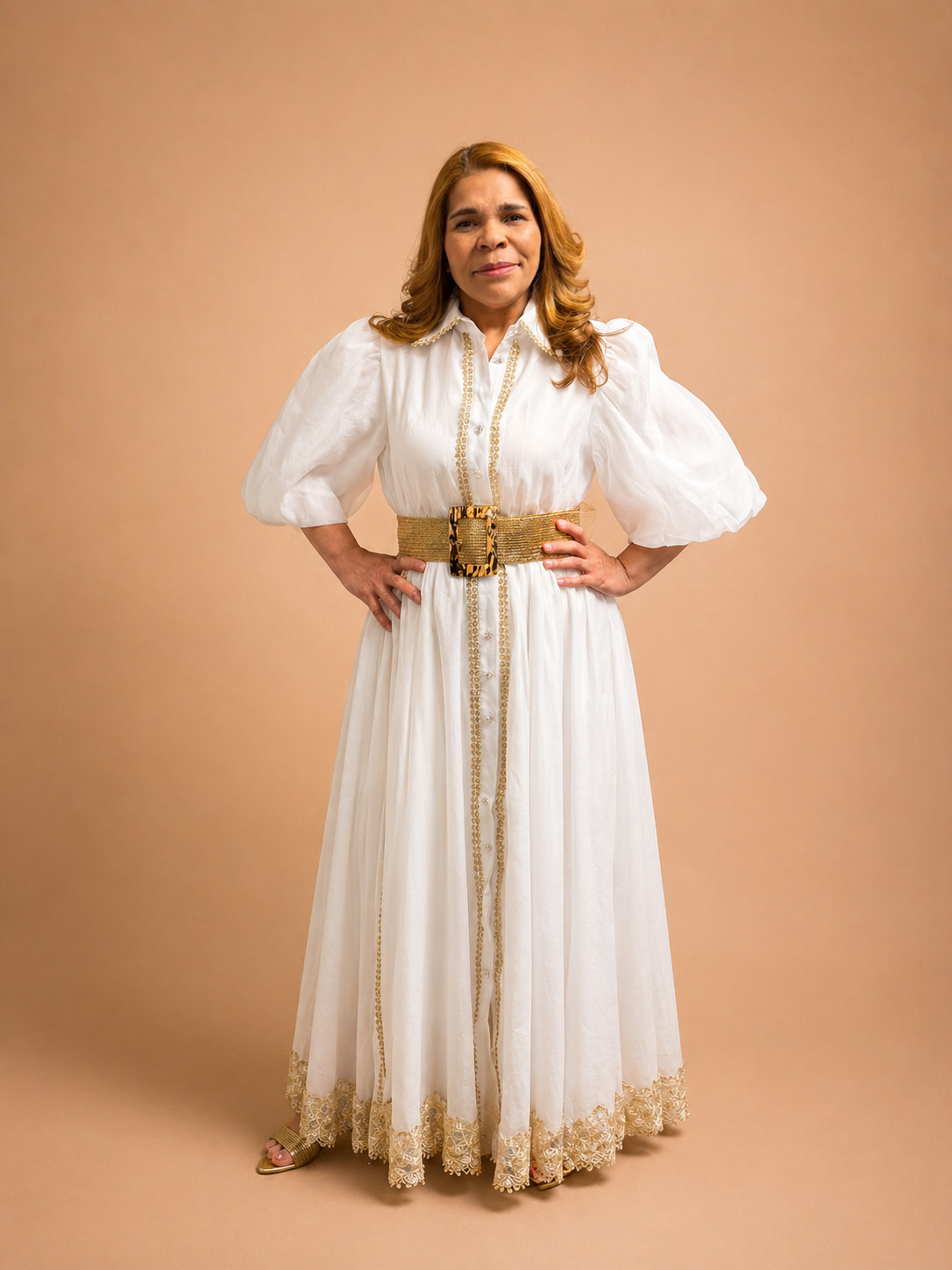 Blanc Jaune Floor Dress