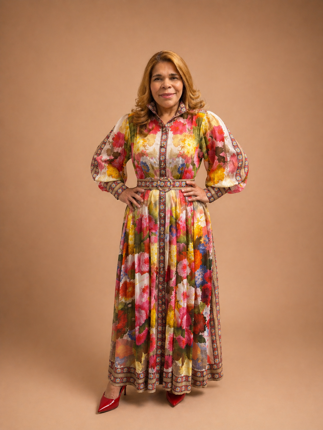 Feu Jaune Maxi Dress