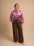 Magenta Ruban Blouse