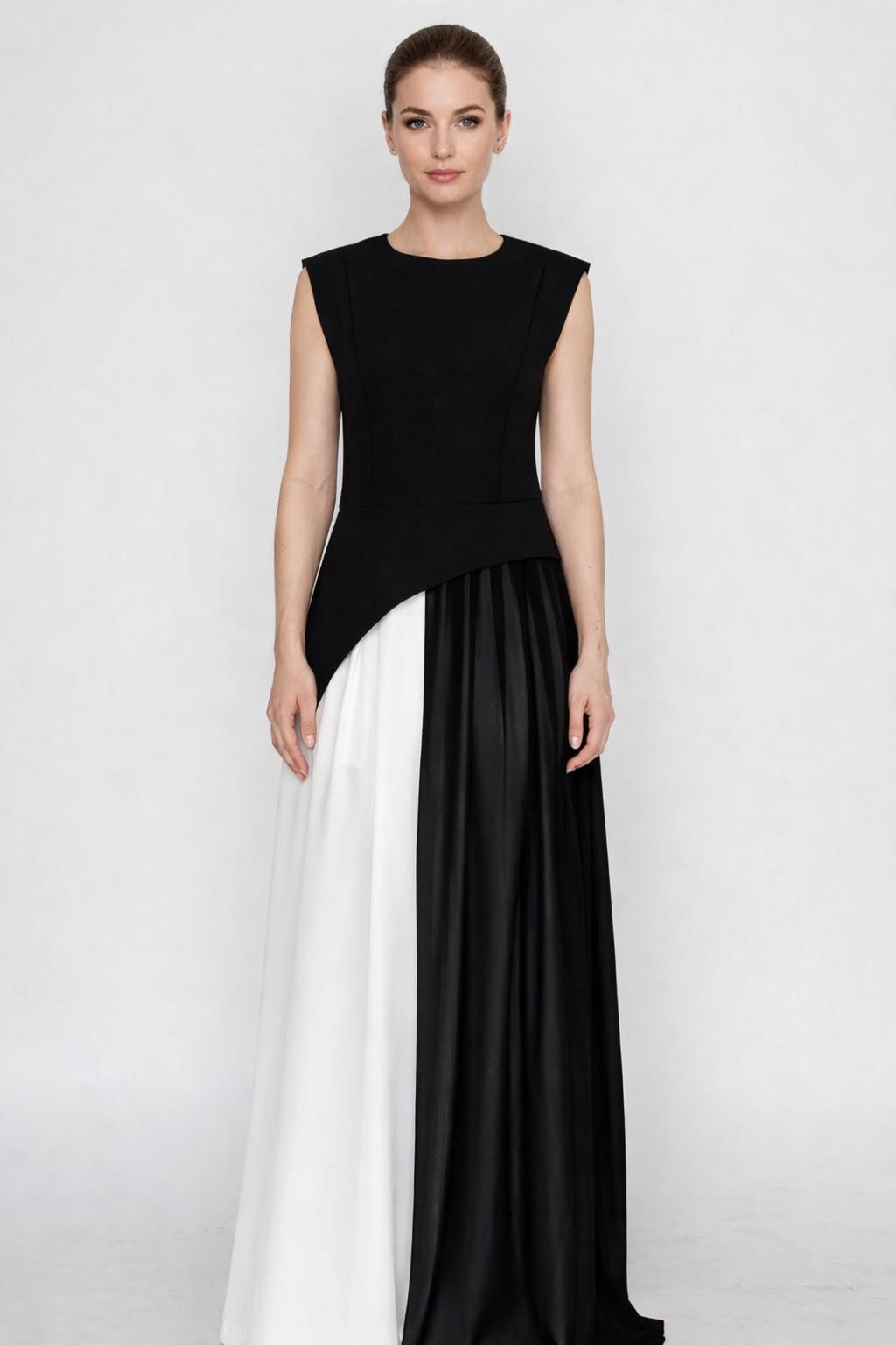Noir Drape Dress
