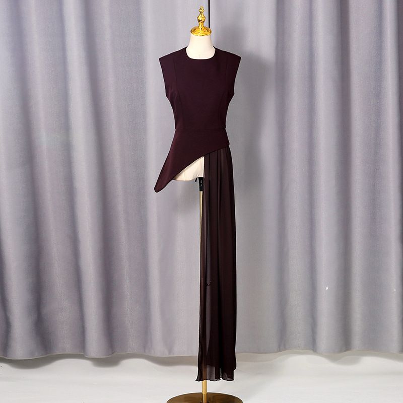 Noir Drape Dress