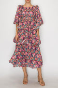 Thulienne Florale Midaxi Dress
