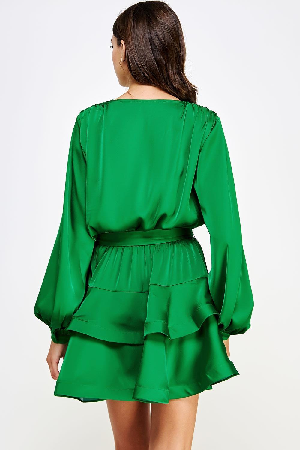 Émeraude Ruban Mini Dress