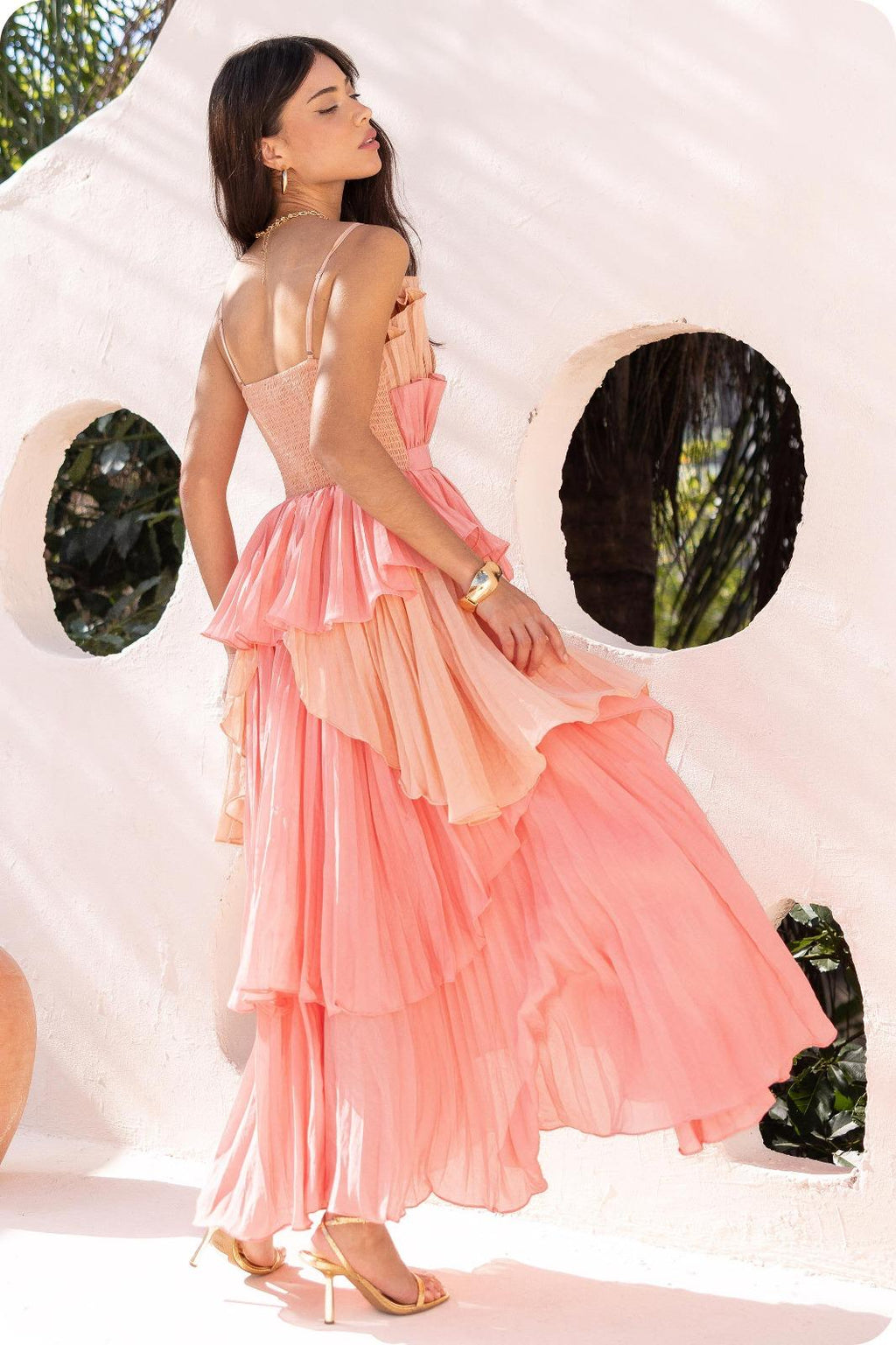 Rosé Maxi Dress