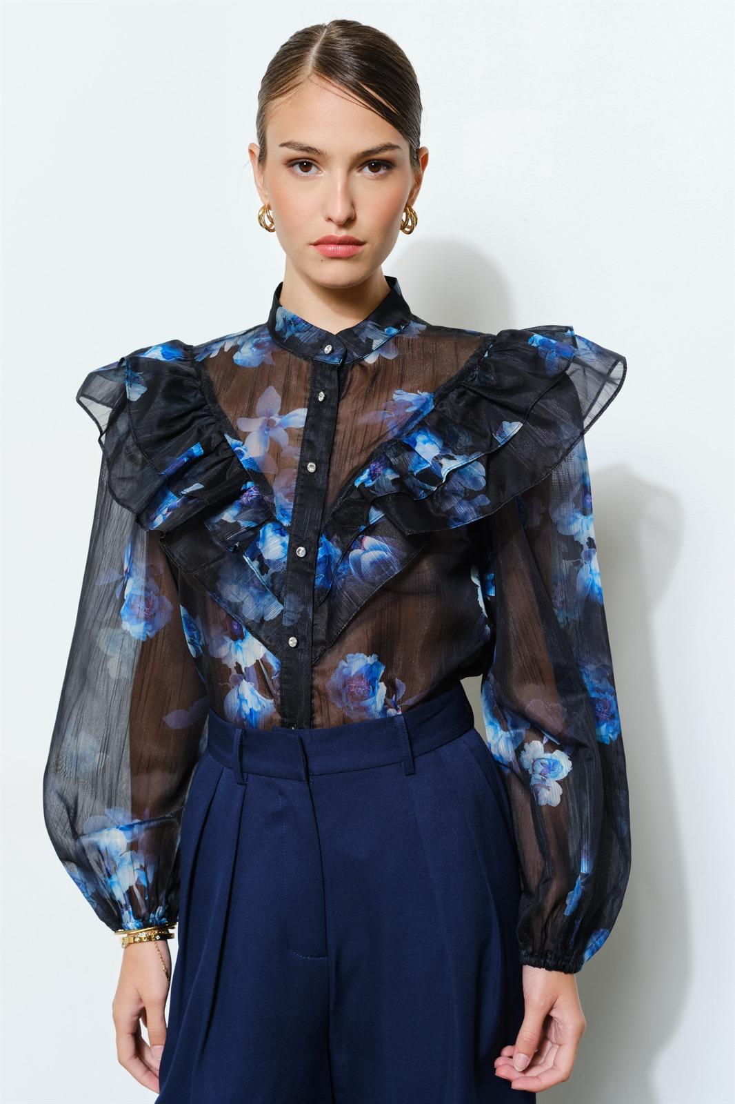 Noir Azure Blouse