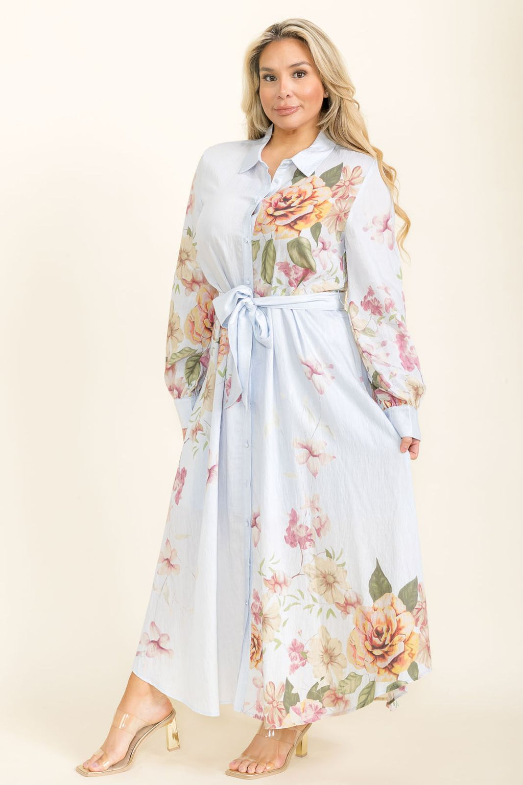 Blanc Floral Maxi Dress