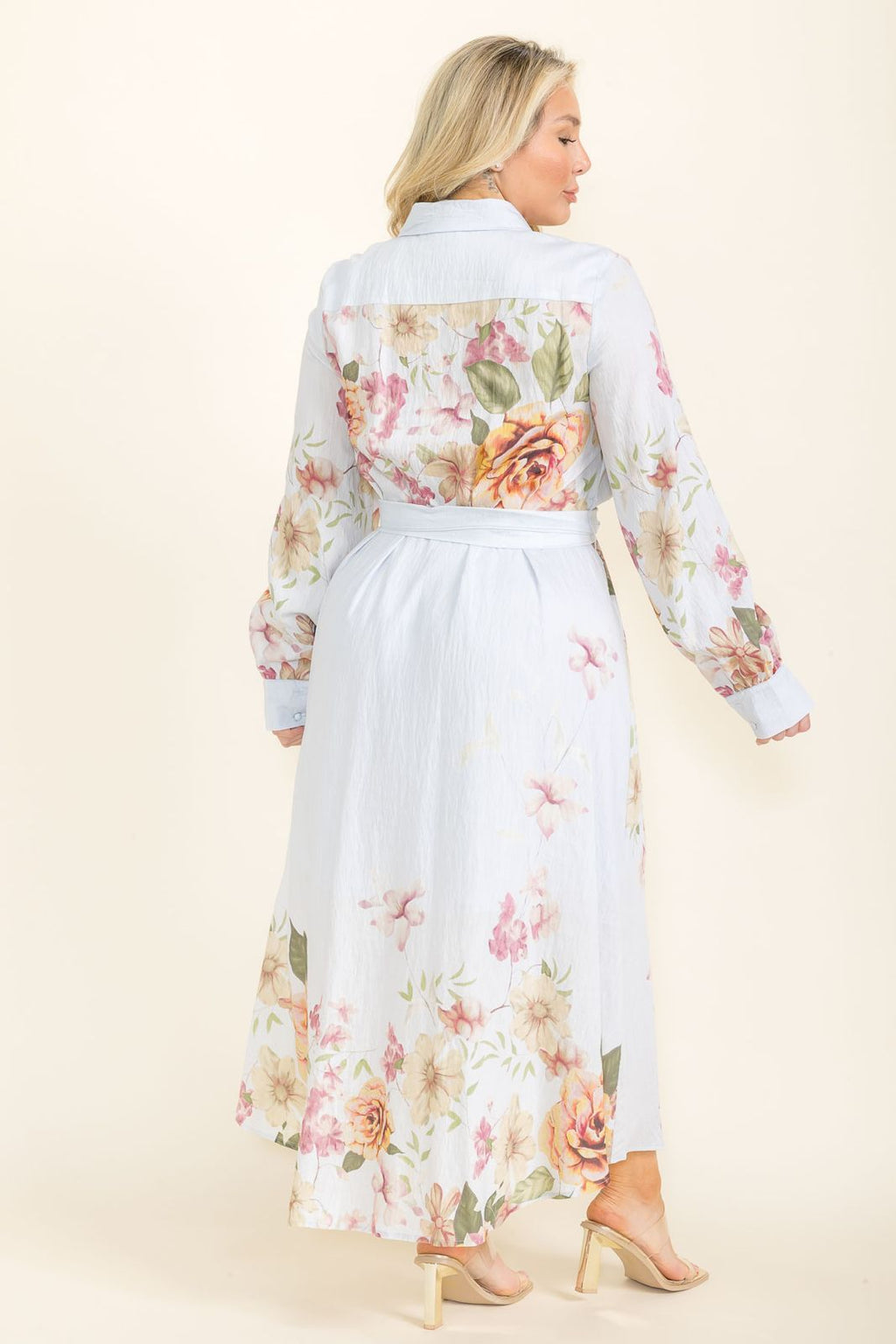 Blanc Floral Maxi Dress