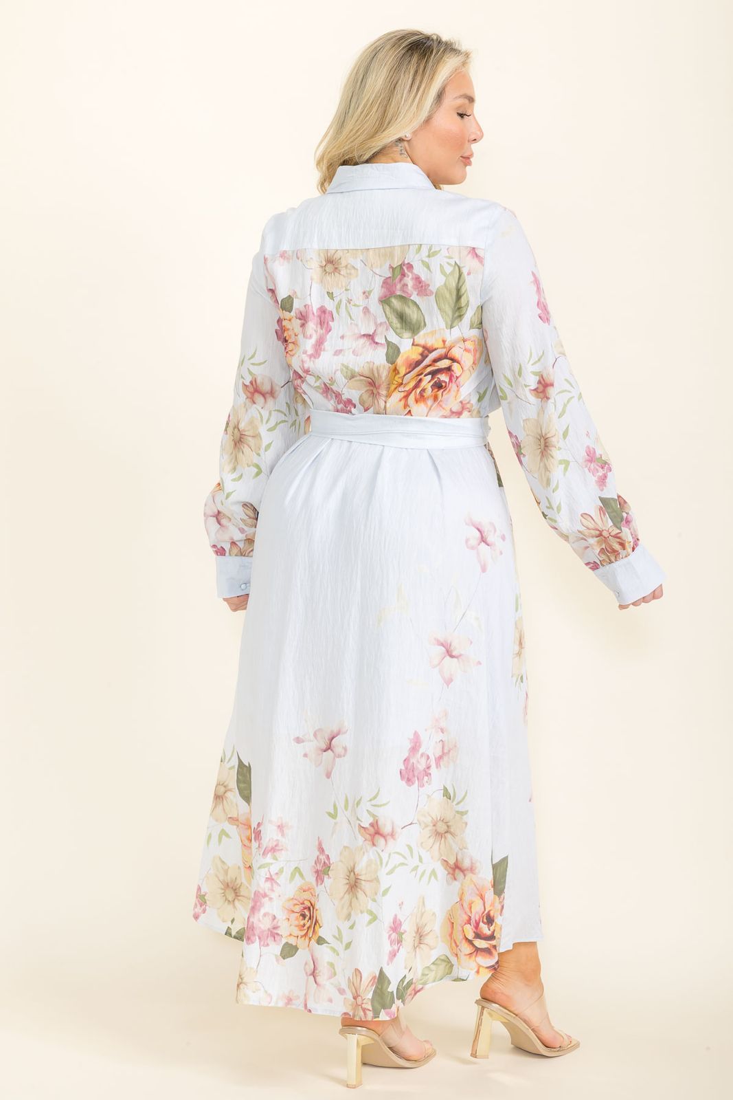 Blanc Floral Maxi Dress