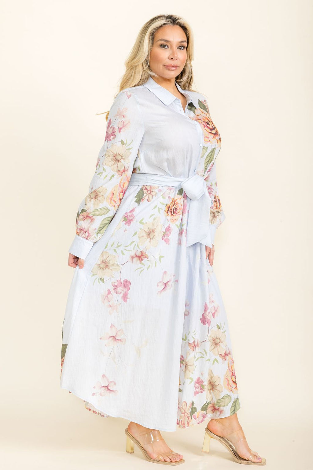 Blanc Floral Maxi Dress