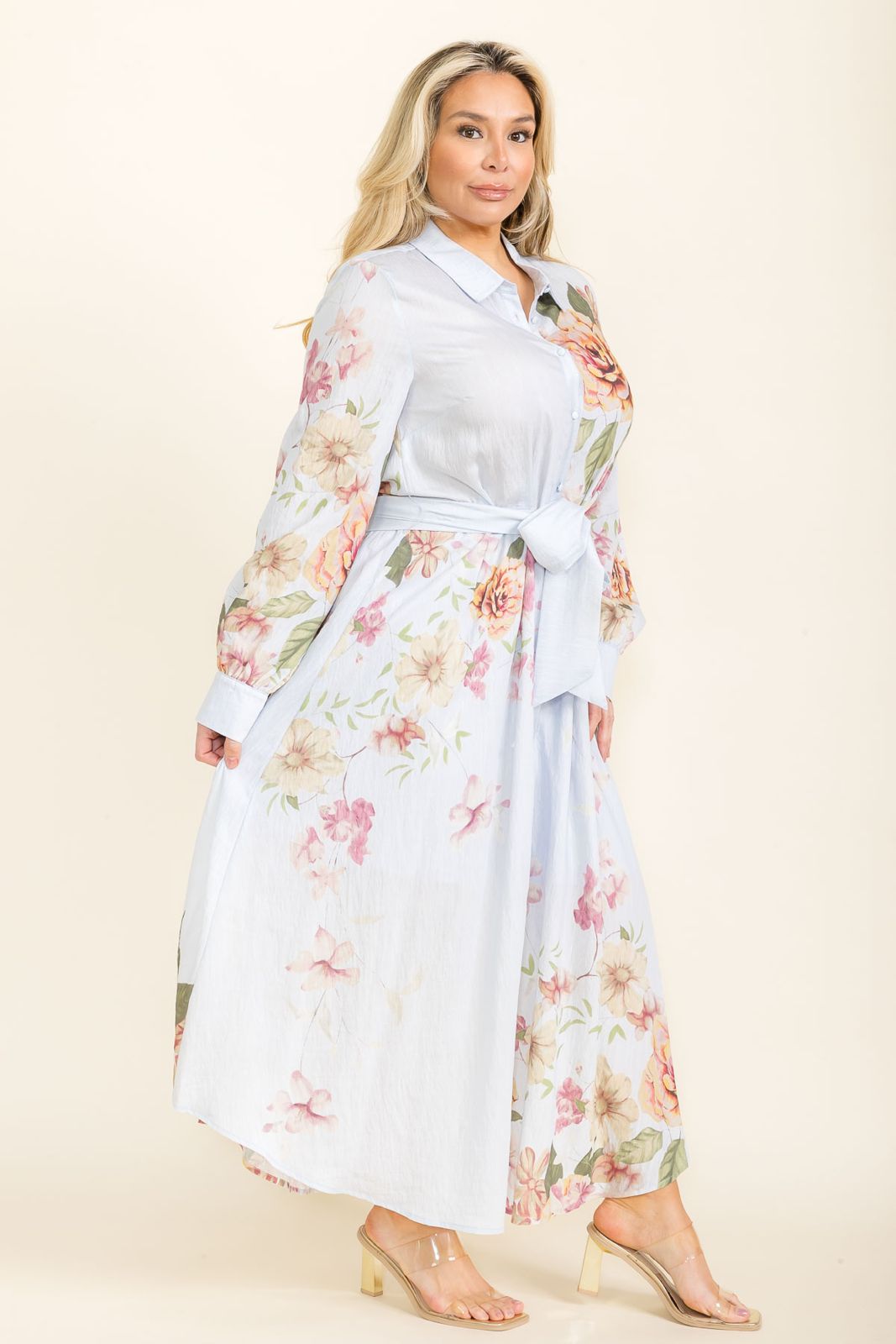 Blanc Floral Maxi Dress