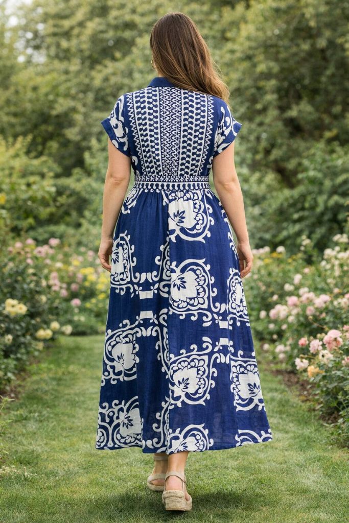 Cobalt Cachemire Maxi Dress