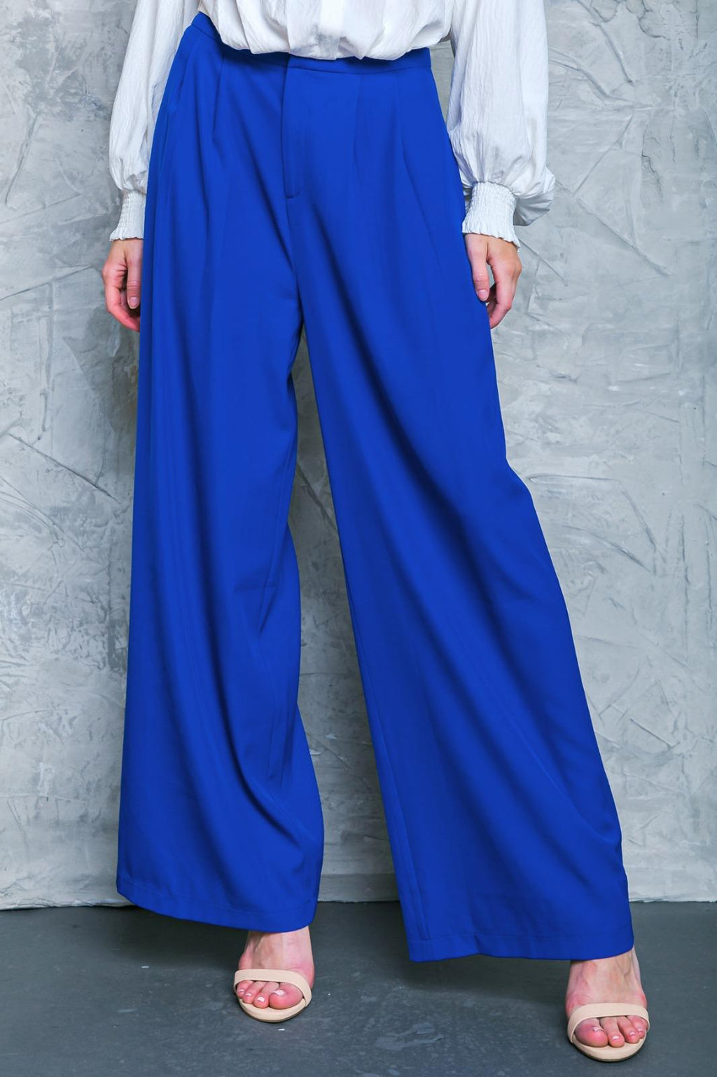 Lapis Lazuli Wide Fit Trousers