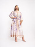 Créme Violet Maxi Dress