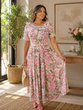 Florale Rose Maxi Dress