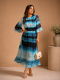 Noir Azure Maxi Dress