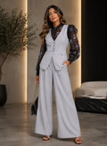 Pâle Cerulean Pant & Vest Set