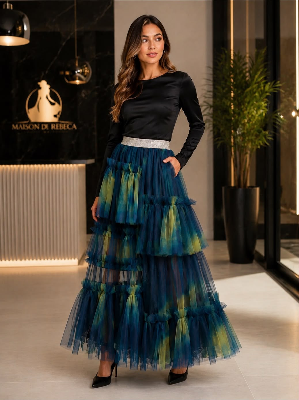 Aurore Éclater Maxi Skirt