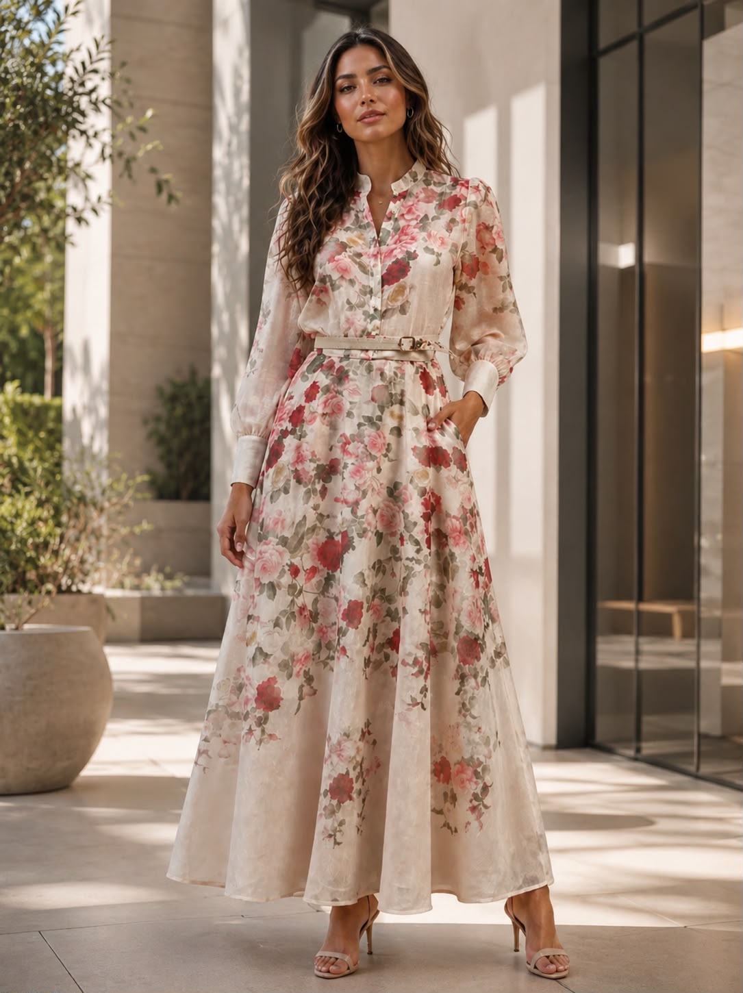 Violette Feu Fleur Maxi Set