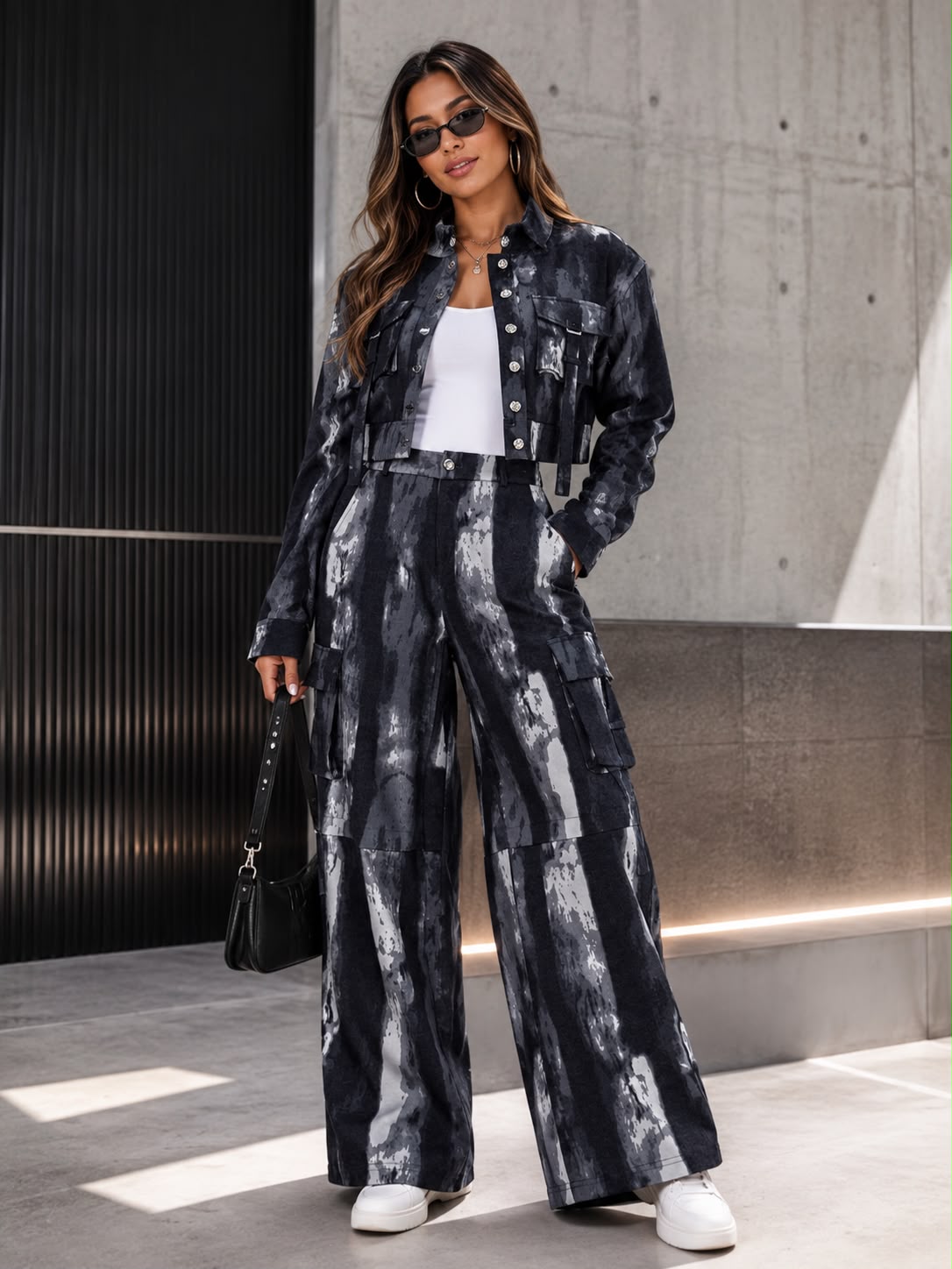 Archive Grey Bone Denim Jean & Jacket Set