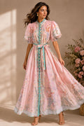Rosé Emeraude Maxi Dress