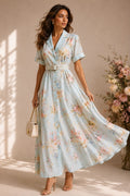 Ciel Azure L'or Maxi Dress