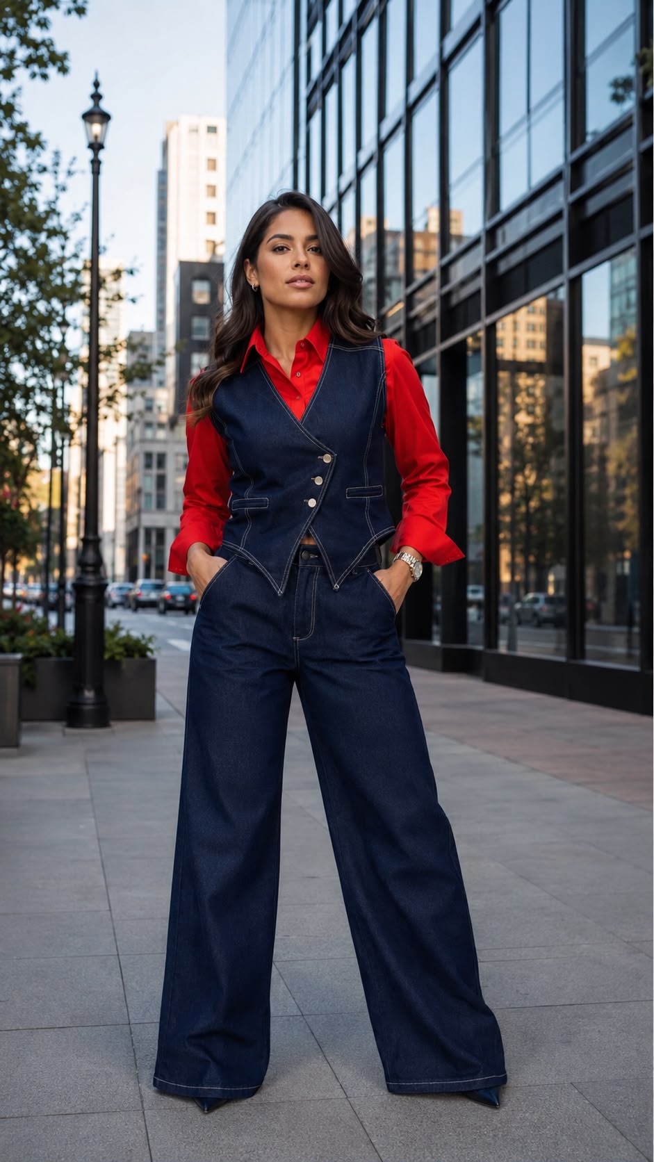 Denim Archivo Jean & Jacket set